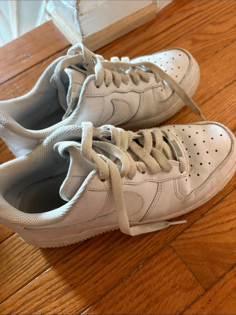 Nike Kids White Low-Top Sneakers